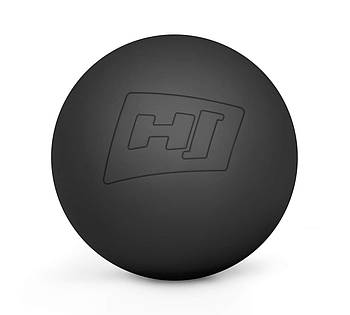 Силіконовий масажний м'яч 63 мм Hop-Sport HS-S063MB Чорний