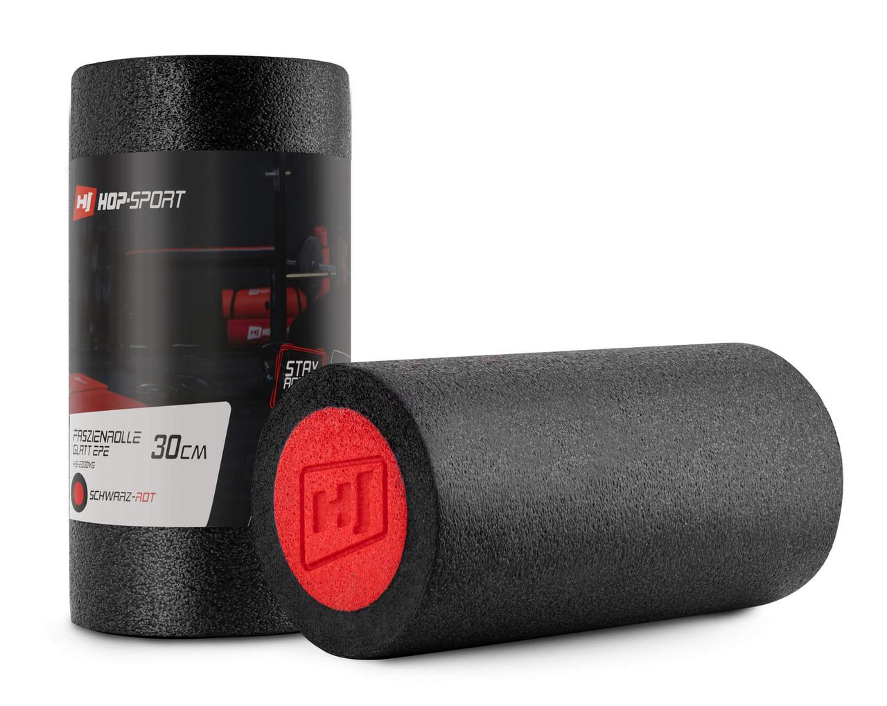 Масажний ролик EPE 30 см Hop-Sport HS-E030YG Чорний