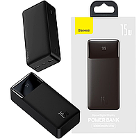 Повербанк 30000 mAh Baseus Bipow Digital Display 2USB+Type-C 15W Black (PPBD050201 / PPDML-K01)