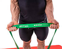 Резинка для фітнесу Hop-Sport 23-57 кг HS-L044RR зелена, фото 4