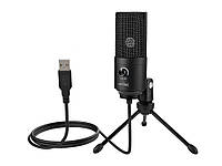 Мікрофон Fifine K669 USB конденсаторний Чорний Хіт продажу!