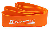 Гумка для фітнесу Hop-Sport 37-109 кг HS-L083RR жовтогаряча, фото 2