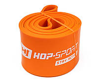 Гумка для фітнесу Hop-Sport 37-109 кг HS-L083RR жовтогаряча, фото 6