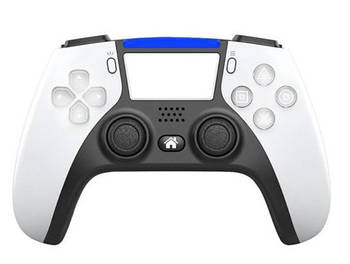 Просунутий безпровідний геймпад DATA FROG PS-P02 з задніми кнопками для ПК і PS4, PS5 Білий