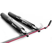 Скакалка Hop-Sport Crossfit з алюмінієвими ручками HS-A020JR чорна, фото 2