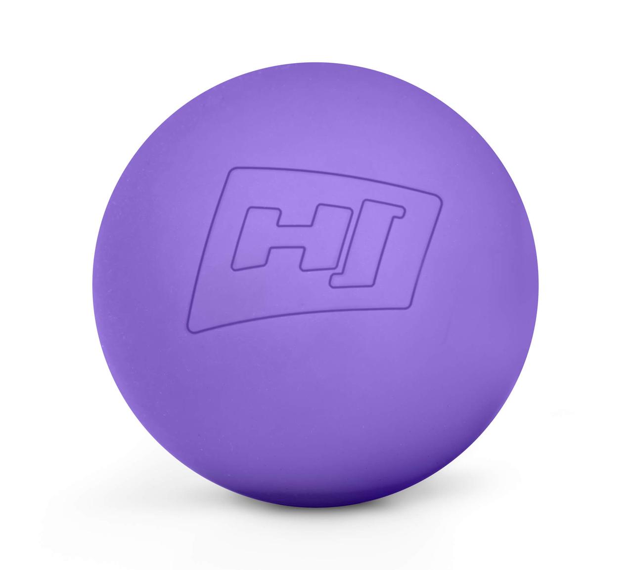 Силіконовий масажний м'яч 63 мм Hop-Sport HS-S063MB Фіолетовий