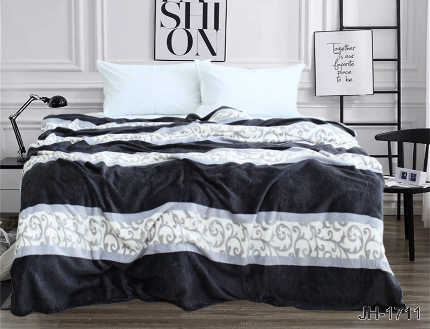 Плед покривало 200х220 велсофт Завиток на ліжко, диван