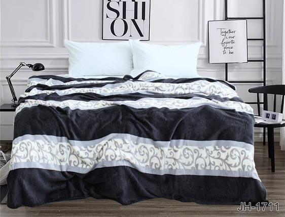 Плед покривало 160х220 велсофт Завіток на ліжко, диван, фото 1