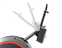 Гребний тренажер аеромагнітний Hop-Sport HS-100AR Roam Сірий+ мат, фото 3
