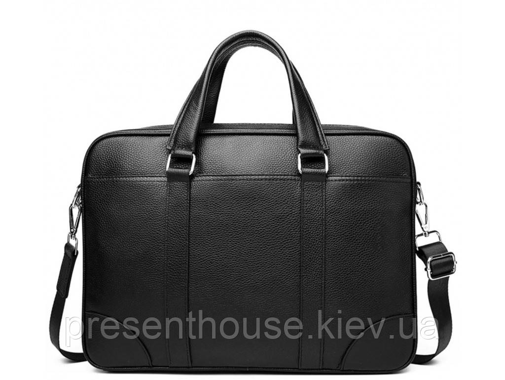 Сумка-портфель чоловіча шкіряна ділова Tiding Bag