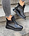 Черевики жіночі зимові снікерси кросівки шкіряні на хутрі бежеві, чорні,білі 40 розмір, фото 10