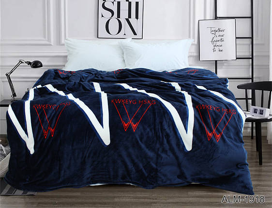 Плед покривало 160х220 велсофт Едем на ліжко, диван, фото 1