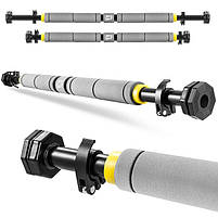 Турнік розсувний Hop-Sport HS-M050DP Сіро-жовтий, фото 6