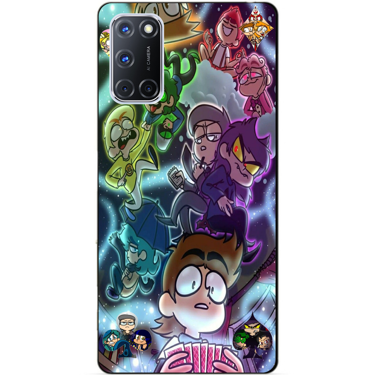 Силіконовий бампер чохол для Oppo A72 з картинкою 13 карт