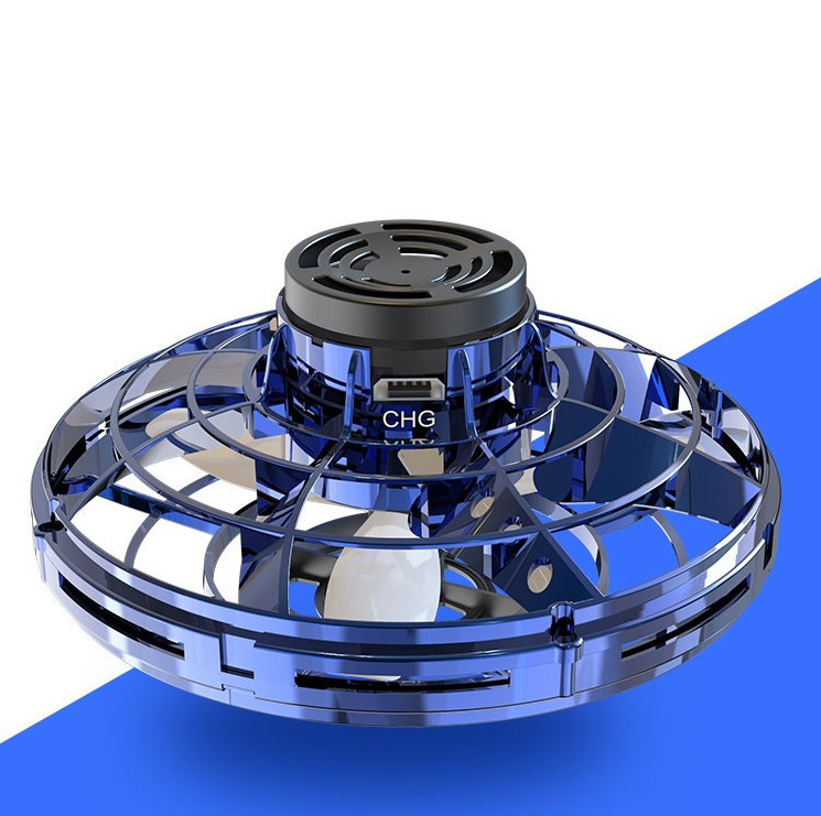 Летающий спиннер FlyNova Fidget Spinner Синий, флай спинер с LED подсветкой | літаючий спінер (NS) - фото 2 - id-p1490504030