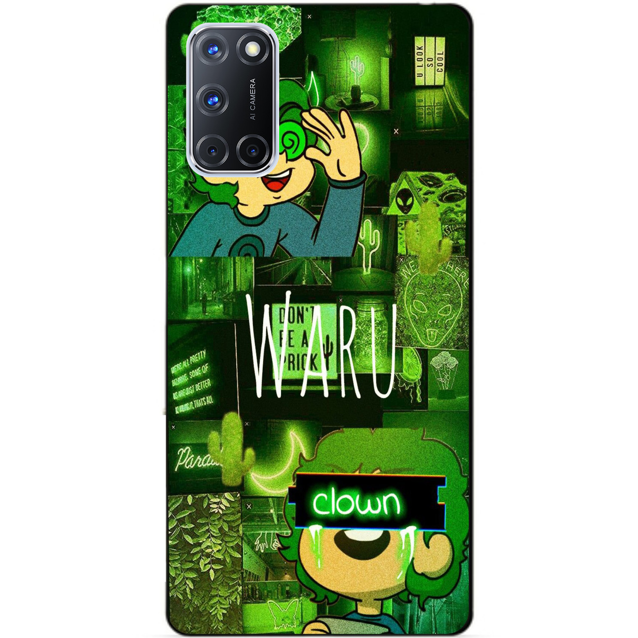 Силіконовий бампер чохол для Oppo A72 з Вару 13 карт