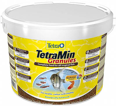 Тetra MIN Granules для всіх видів риб в гранулах 10 л