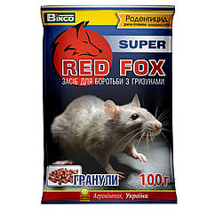 Гранули від щурів і мишей Ред фокс супер 100 г Bingo