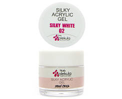 Акрил-гель для ногтей Nails Molekula Silky 15 мл № 02 White