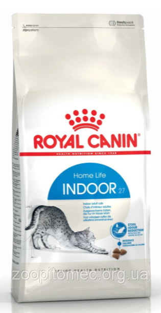 Сухий корм Royal Canin (Роял Канін) INDOOR 27 для кішок, що живуть в приміщенні, 400 г