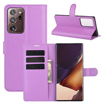 Чохол-книжка Litchie Wallet для Samsung Galaxy Note 20 Ultra Violet