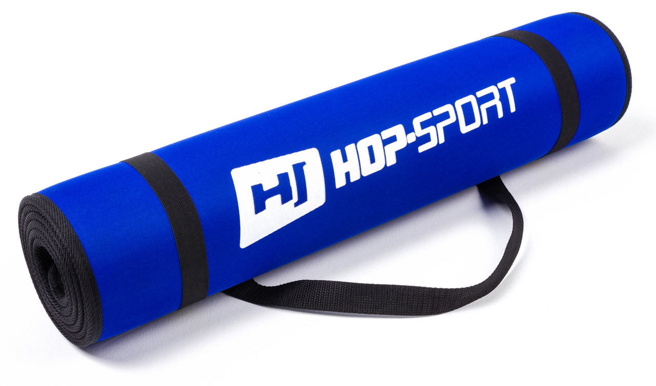 Мат для фітнесу та йоги Hop-Sport HS-2256 синій