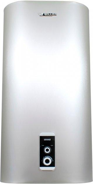 Водонагрівач плоский WILLER EV 80 DR Grand Сухий ТЕН 2000W (Светлый алюминий), фото 1
