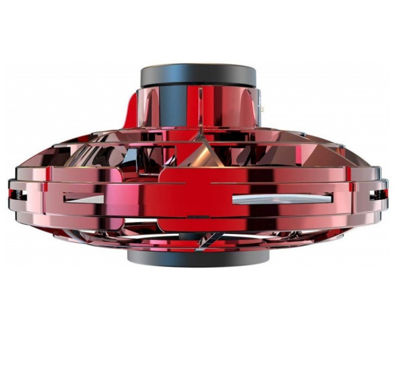 Антистресс фиджет спиннер FlyNova Fidget Spinner UFO летающий спинер с подсветкой LED | Красный спинэр (NS) - фото 3 - id-p1490510577