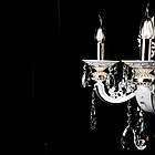 Класична люстра-свічка на 6 ламп Е14 колір каркасу білий з золотом VL-LK040M/6 (SGD+LWT), фото 4