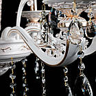 Класична люстра-свічка на 6 ламп Е14 колір каркасу білий з золотом VL-LK040M/6 (SGD+LWT), фото 2