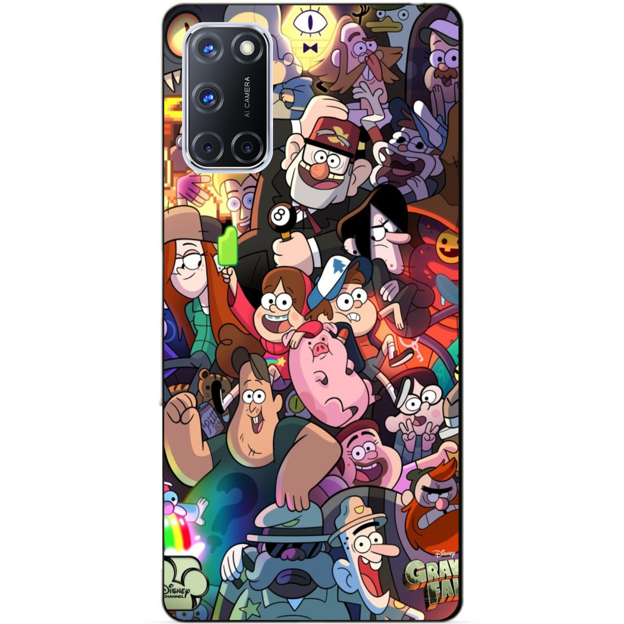 Силіконовий бампер чохол для Oppo A72 з малюнком Gravity Falls