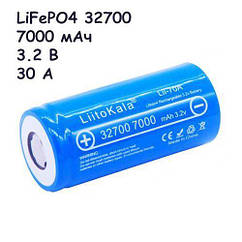 Акумулятор LiFePO4 Liitokala Lii-70A 32700 3А (Синій)