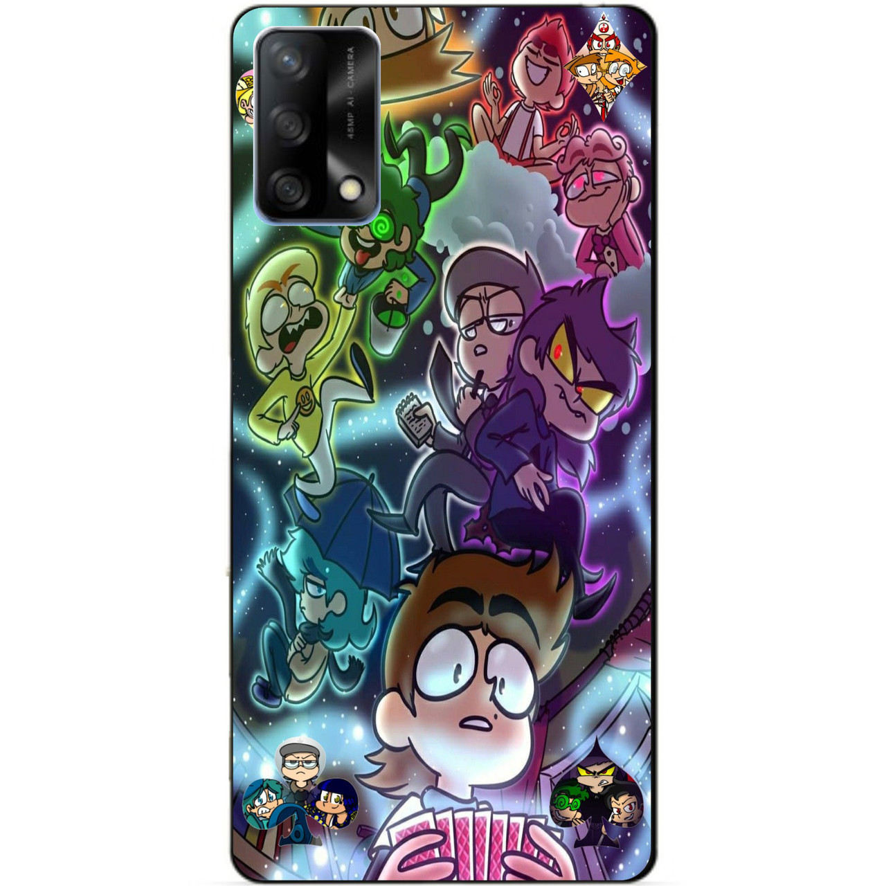 Силіконовий бампер чохол для Oppo A74 з картинкою 13 карт