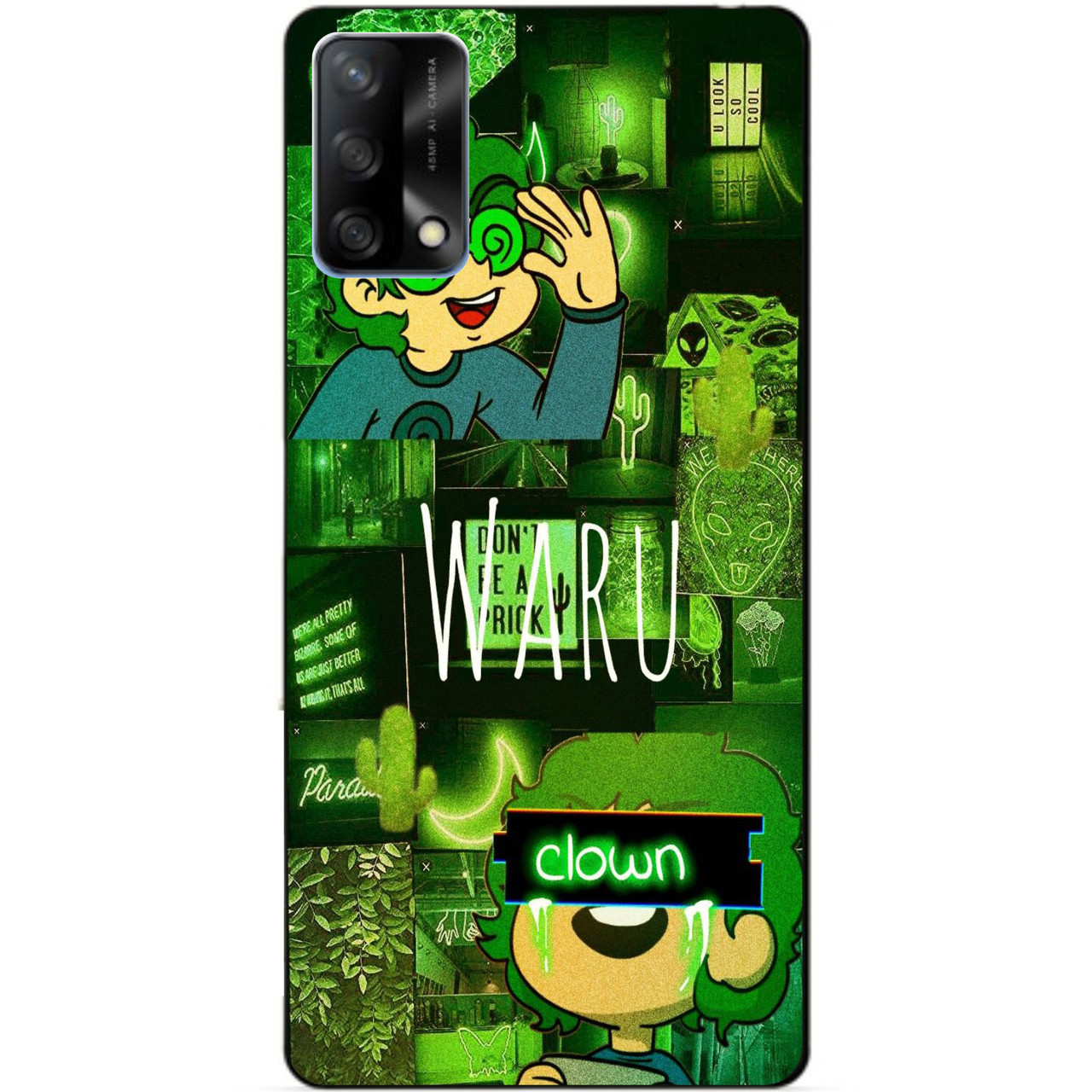 Силіконовий бампер чохол для Oppo A74 Вару 13 карт