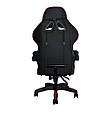 Ігрове комп'ютерне крісло Malatec чорно-червоний 8979, фото 6