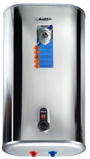 Водонагрівач плоский WILLER IV50DR BRIG MIRROR Сухий ТЭН 2000W  (Корпус нержавійка), фото 1