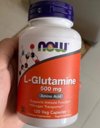 Глютамін NOW L-Glutamine 500 mg 120 капс