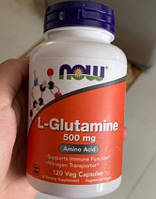 Глютамін NOW L-Glutamine 500 mg 120 капс