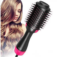 Фен-щітка для волосся One Step Hair Dryer 3 в 1 Електричний гребінець для укладання та випрямлення