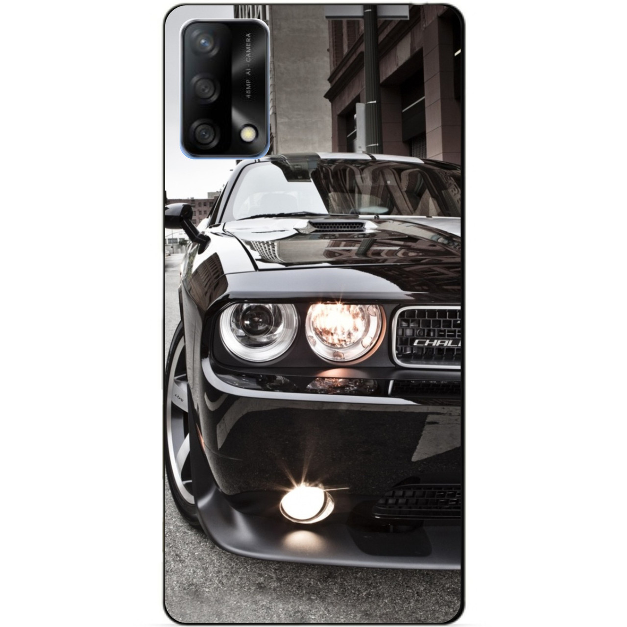 Силіконовий бампер чохол для Oppo A74 з картинкою Dodge