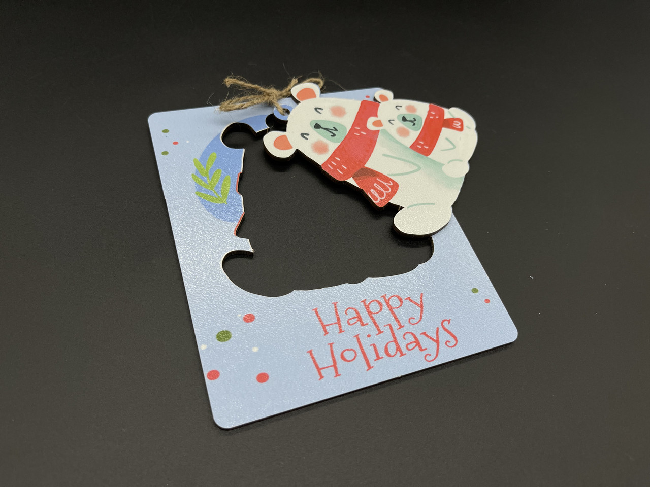 Подарункові планшетки з іграшкою на ялинку. 12х14см