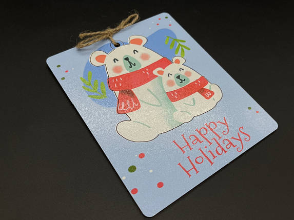 Подарункові планшетки з іграшкою на ялинку. 12х14см, фото 2