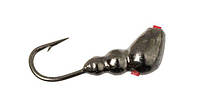 Мормышка Fishing ROI Муравей с отверстием 3.0мм 0.3г 1430-B черный никель