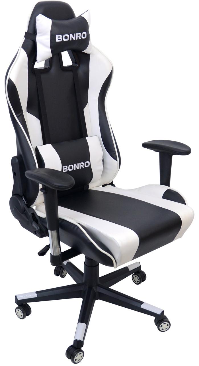 Крісло геймерське Bonro 2011-А White (40900002)
