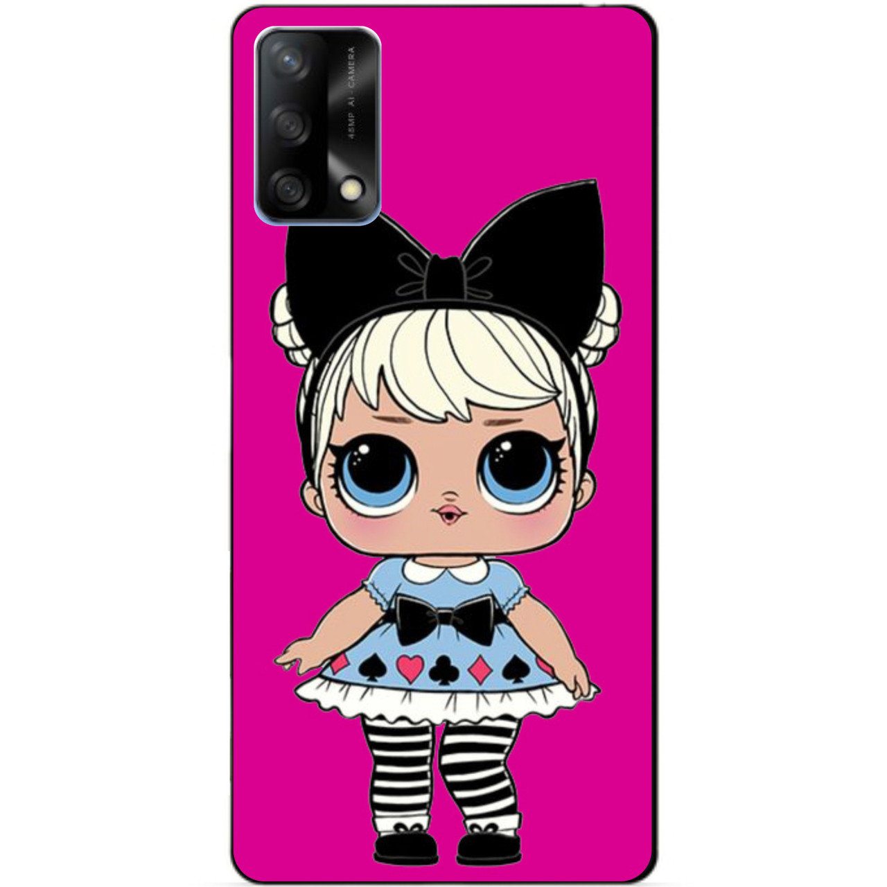 Силіконовий бампер чохол для Oppo A74 з малюнком Лялечка LOL