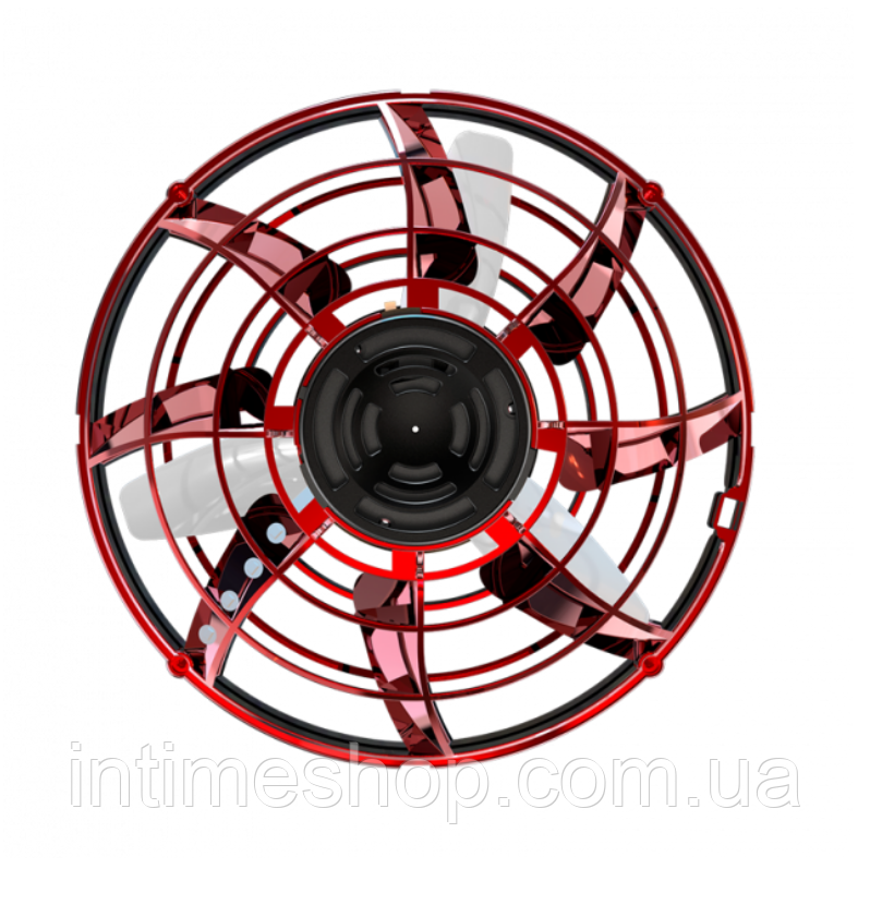 Іграшка-антистрес спінер літаючий FlyNova Fidget Spinner PTW спінєр з підсвічуванням LED | Червоний летающий спиннер - фото 6 - id-p1490591756