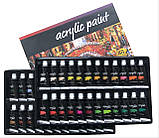 Набір акрилових фарб YOVER AcryLic Paint для малювання (48 кольорів по 22 мл.), фото 6