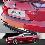 Пластикова захисна накладка на задній бампер для KIA Stinger 2017+, фото 4