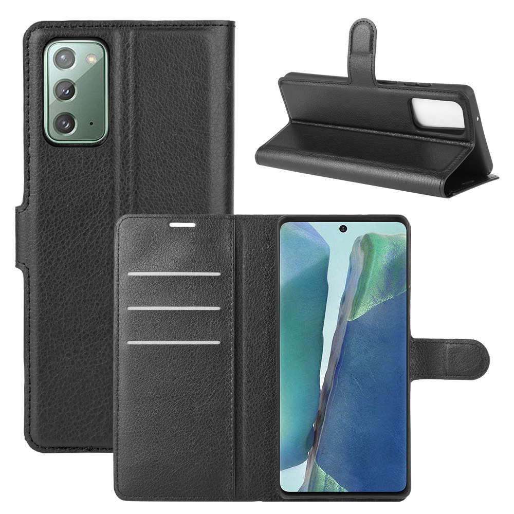 Чохол-книжка Litchie Wallet для Samsung Galaxy Note 20 Black
