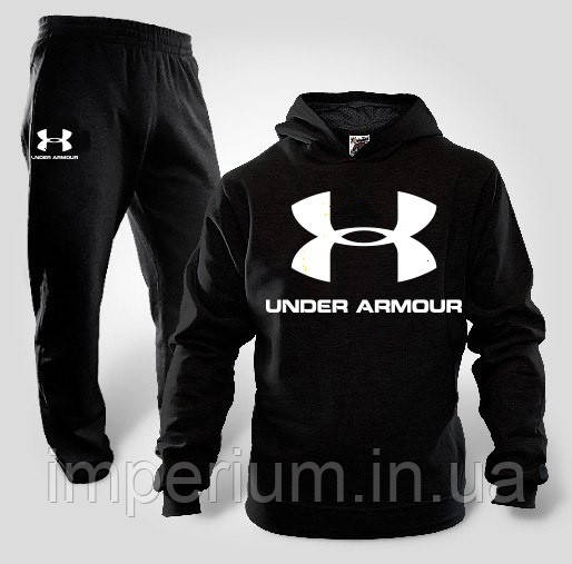 Трикотажний чоловічий костюм з капюшоном under armour